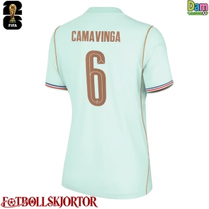Frankrike Eduardo Camavinga #6 Bortatröja Dam VM 2026 Kortärmad